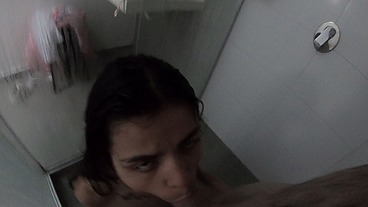 me folle una prostituta en la ducha