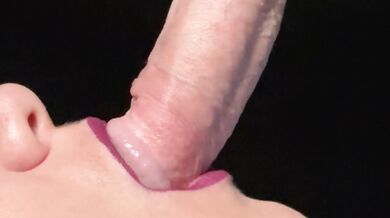 He cant stop cumming in his sisters mouth slow sensual blowjob
