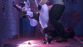 Furry Officer Flint Got Herself Arrested in the Alley