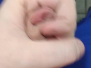 Quick jerk off while at work