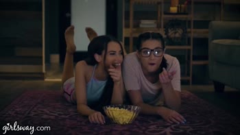 Jillian Janson Leads College Lesbians in Steamy Orgy