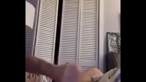 Waking Up to Afternoon Wood and a Big Cock Cumshot Solo Session