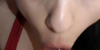 POV Drooling Deepthroat - Milf drools all over your cock porn