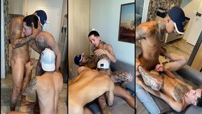 arrombando o novinho tatuado