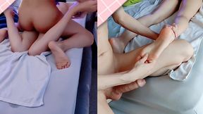 I Was Groaning And Moaning When I Was Massaged At Home, So I Had To Give My Pussy As A Tip To Compensate Him