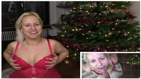 Christmas Cum Explosion: We fuck under the Christmas tree