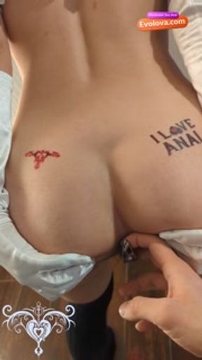 Serving you in a maid-like swimsuit "Evolova electronic sex doll"