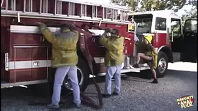 Latina Samantha sticks two cocks in her tight ass after a quick self-rub