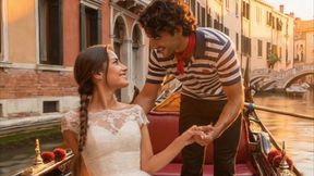 de paseo en venecia con este hombre dotado, follamos en pleno rio (ia)