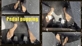 This big feet pumping the pedal 1080FHd