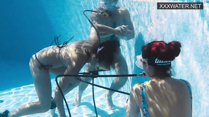 Polina Rucheyok sucks and fucks underwater
