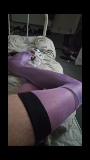 My photo collage of my stockings