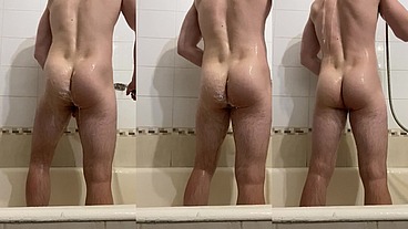 Hot Guy Washes in the Shower / Spy
