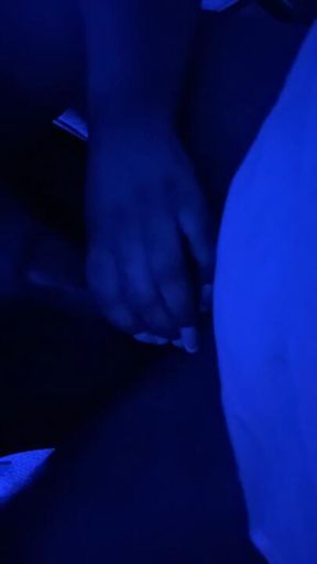 By the way he’s moaning , I think he enjoyed it hehe