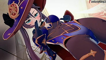Mona OTK Special Throne & Beach SEX - FULL - Genshin Impact - Thanks