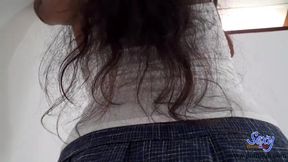 Unexpected Ladder Assistance Leads to an Intense Moment - Featuring Sexy Brownis