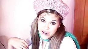 ”Teen Topanga studying & get bored Masturbating twat”