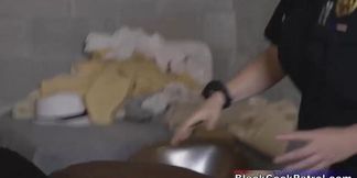 Cops make black pimp their slave in intense threesome