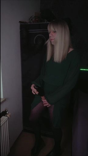 Jerked off While Standing