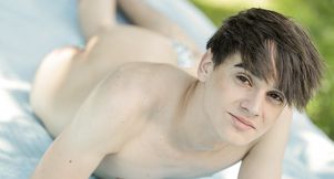 Skinny boyfriend fucks his partner the hard way in erotic backyard scenes