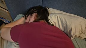 MILF Doggy Cumming and Woken Cum Surprise