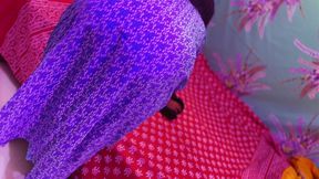 saudi hot maid removes her big ass clothes while clean my bed & i get hot & masturbate after seeing