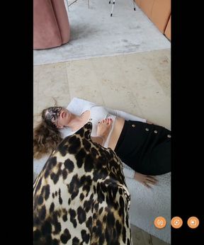 Soft domination and trampling on my Kitty V  Part 1