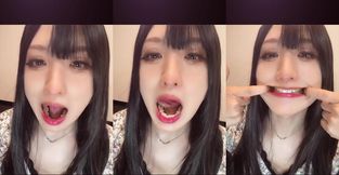 Japanese cute crossdresser destroyed her tight ass with giant dildo and cried