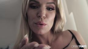 ”Horny Big Tits Blonde MILF Rachael Cavalli Surprises Cyrus King”