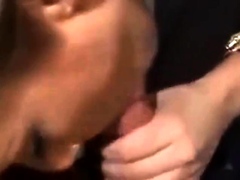 Blonde Babe Blowjob and Doggy-Style in HM Changing Room