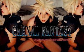 Carnal Fantasy: Cloud Cosplayer Gets Horny