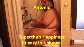 Antonio Superchub Happiness_Fit easy in a shower