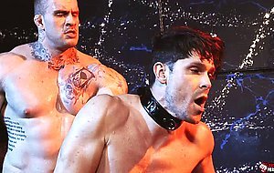 Devin Franco gets buttfucked by muscular David Strong
