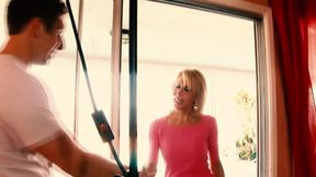Mature Blonde Fucks Younger Guy