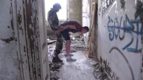 Feminate gay fucked by military with massive cock
