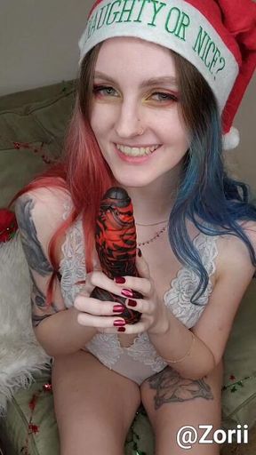Holiday Dildo BJ