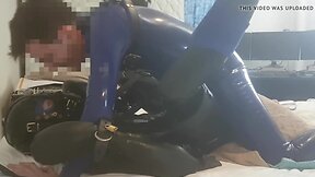 Fucking a rubber slave Part 1