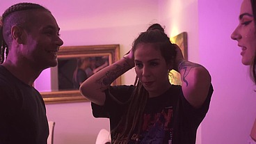 Bastidores do filme ''Invaders 02' 'Amigos fazendo sexo gostoso depois de uma noite doida - Leticia Ferola - Thalia Senna - Maurinho