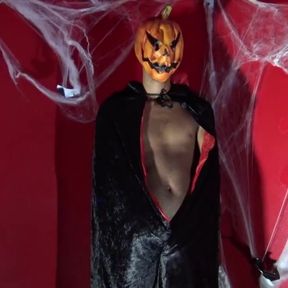 Fucked bareback by ebony top for Halloween