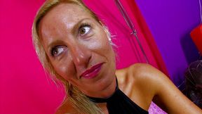 nessa devil and theodora ferreri are sitting on their leather couch, discussing how...