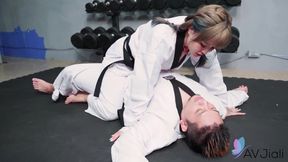 Bad Bad Fucks Her Karate Master in the Dojo