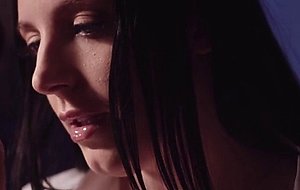 Ebony babe Jenna Foxx scissoring with Angela White