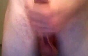 Twink Strokes Small Cock in Friend's Bathroom