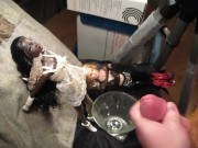 BBB preview: Chocolate Mocha in white lingerie