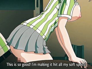 Long-Haired Cuties Love to Have Sex After a Day at Work