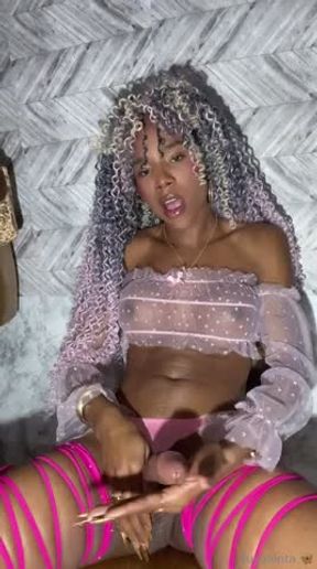 Kenya Stroking Her BBC