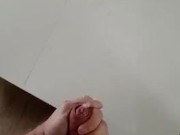 Slow motion huge cumshot!