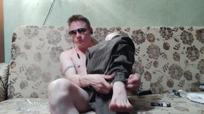 Hot student fellow got horny by vibrator and cum with amazing orgasm