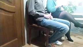 Mature stranger guided me to climax&#x1F680; in a public setting