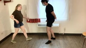 Jean Shorts, Thick Thighs and Busted Nuts
